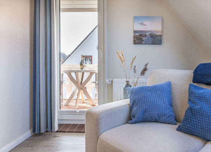 Ferienwohnung Am Wald 30, Nr. 1  mit Balkon